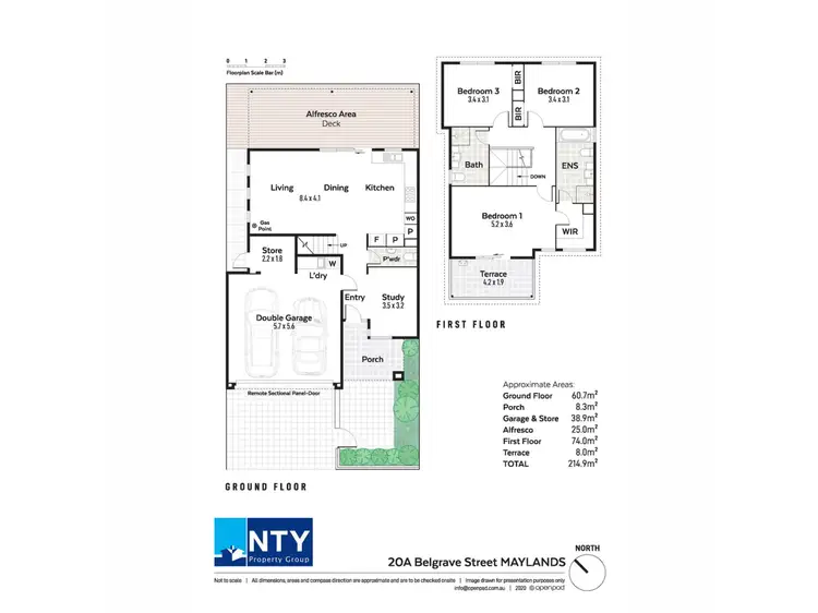 Floorplan of Homely townhouse listing, 20A Belgrave Street, Maylands WA 6051