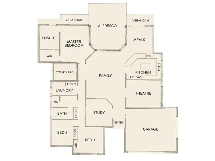 Floorplan of Homely house listing, 11 Cervantes Drive, Erskine WA 6210