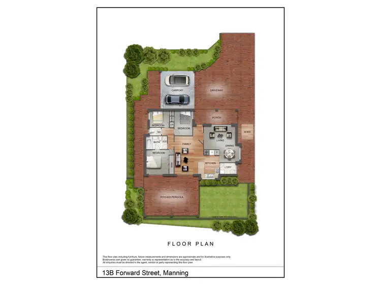 Floorplan of Homely house listing, 13B Forward Street, Manning WA 6152