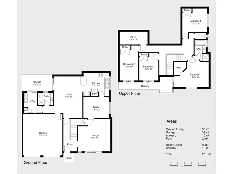 Floorplan of Homely townhouse listing, 1/164 McDonald Street, Joondanna WA 6060