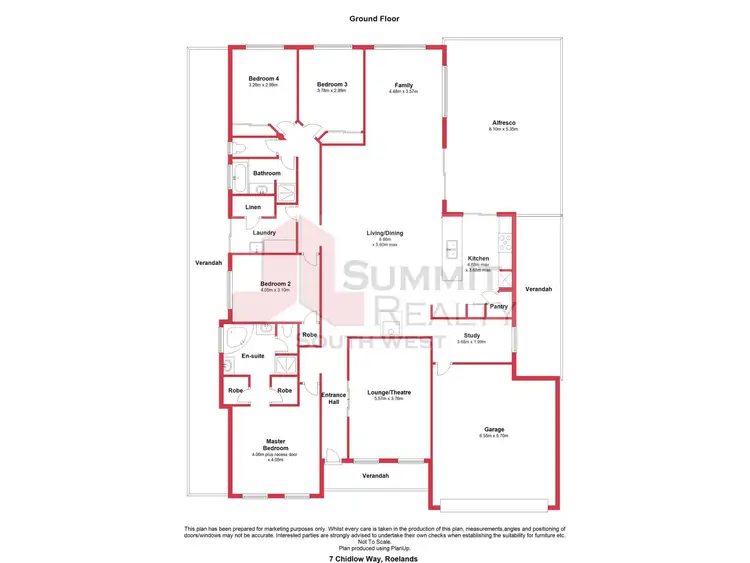 Floorplan of Homely house listing, 7 Chidlow Way, Roelands WA 6226