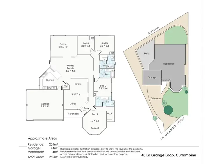 Floorplan of Homely house listing, 40 La Grange Loop, Currambine WA 6028