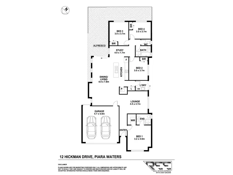 Floorplan of Homely house listing, 12 Hickman Drive, Piara Waters WA 6112
