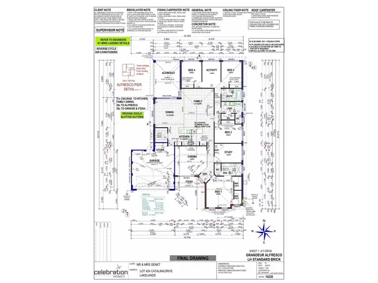 Floorplan of Homely house listing, 17 Catalina Drive, Lakelands WA 6180