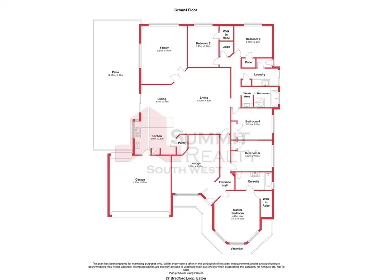 Floorplan of Homely house listing, 27 Bradford Loop, Eaton WA 6232