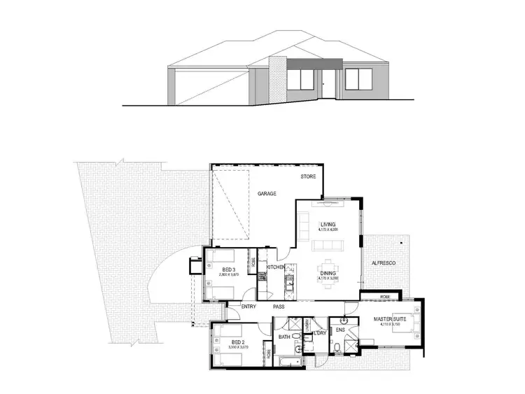 Floorplan of Homely house listing, Lot 2, 29 Beaconsfield Street, St James WA 6102