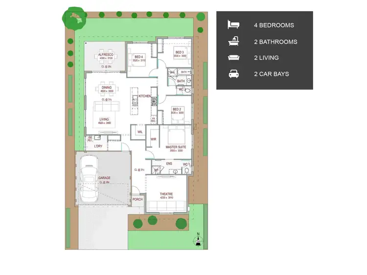 Floorplan of Homely house listing, 3 Shark Lane, Golden Bay WA 6174