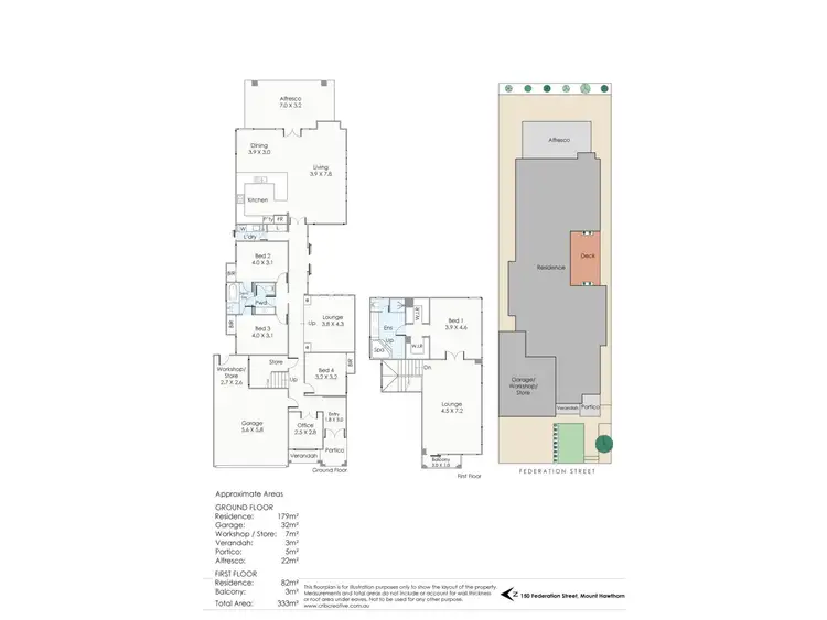 Floorplan of Homely house listing, 150 Federation Street, Mount Hawthorn WA 6016