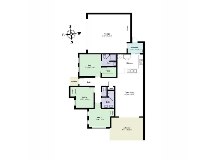 Floorplan of Homely house listing, 2 Delcomyn Place, Craigie WA 6025