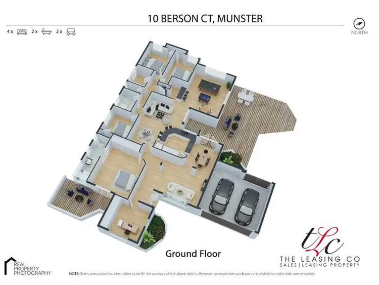 Floorplan of Homely house listing, 10 Berson Court, Munster WA 6166