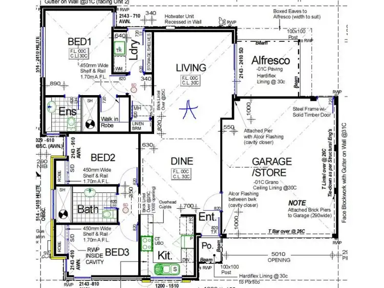 Floorplan of Homely villa listing, A/41 Shelbred Way, Westminster WA 6061