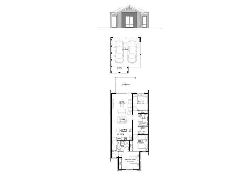 Floorplan of Homely house listing, 13 Kangaroo Avenue, Kwinana Town Centre WA 6167