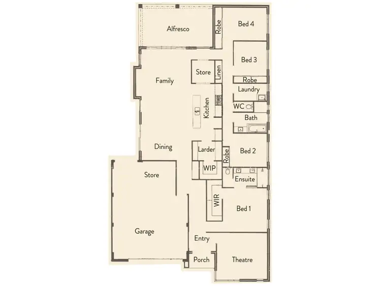 Floorplan of Homely house listing, 99 Weewar Circuit, South Yunderup WA 6208
