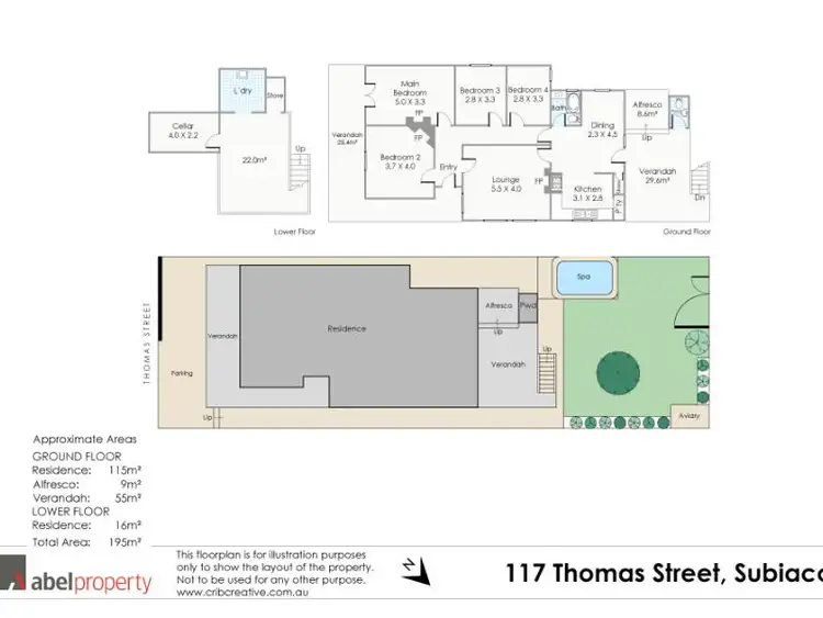Floorplan of Homely house listing, 117 Thomas Street, Subiaco WA 6008