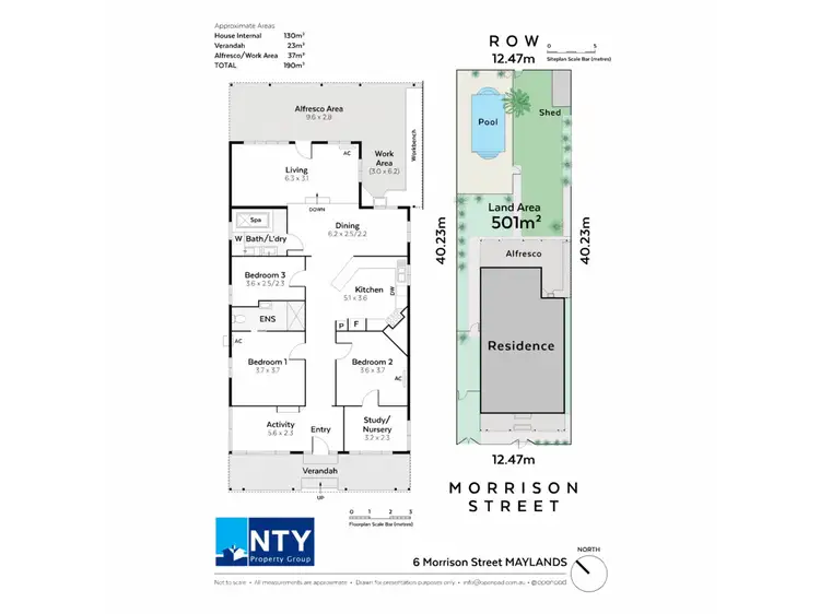 Floorplan of Homely house listing, 6 Morrison Street, Maylands WA 6051