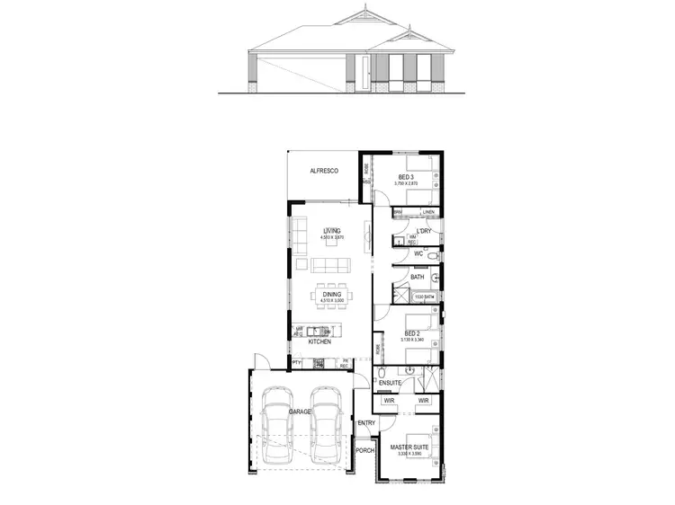 Floorplan of Homely house listing, 82 Dundatha Drive, Byford WA 6122