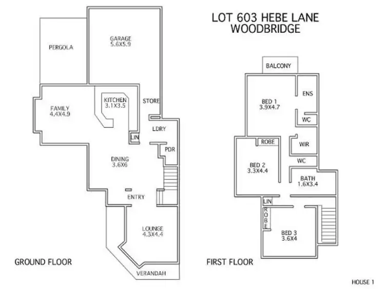 Floorplan of Homely house listing, 2A Hebe Lane, Woodbridge WA 6056
