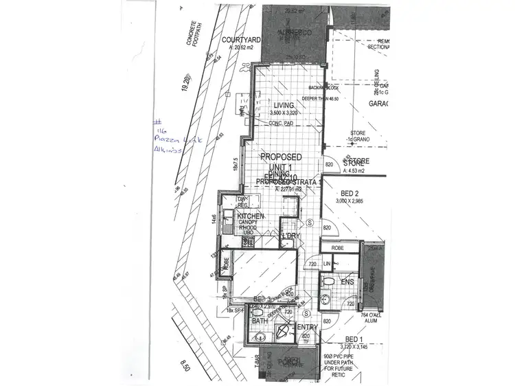Floorplan of Homely unit listing, 116 Piazza  Link, Alkimos WA 6038
