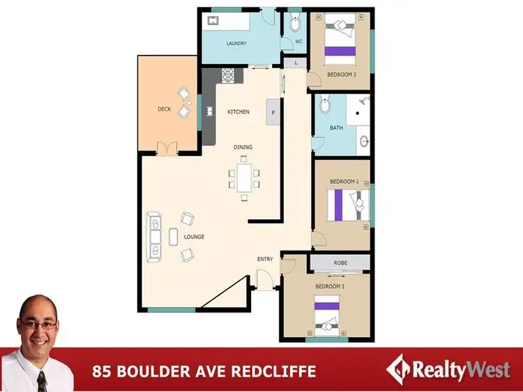 Floorplan of Homely house listing, 85 Boulder Avenue, Redcliffe WA 6104