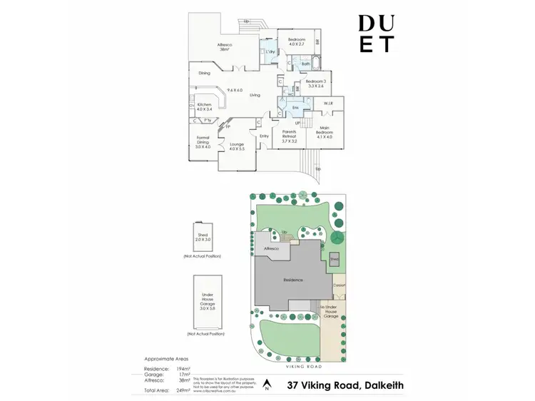 Floorplan of Homely house listing, 37 Viking Road, Dalkeith WA 6009