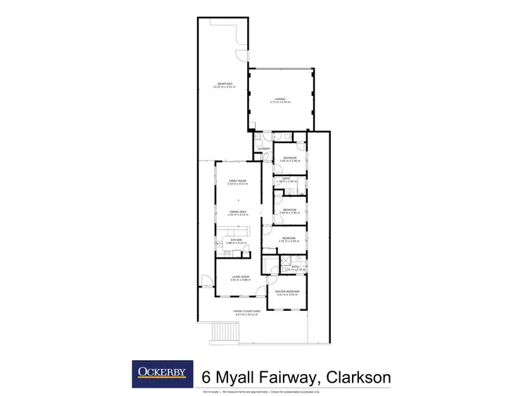 Floorplan of Homely house listing, 6 Myall Fairway, Clarkson WA 6030