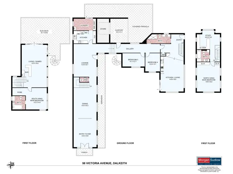 Floorplan of Homely house listing, 98 Victoria Avenue, Dalkeith WA 6009