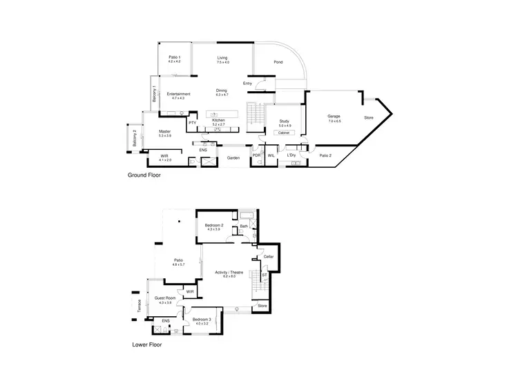 Floorplan of Homely house listing, 125 Riverton Drive, Rossmoyne WA 6148