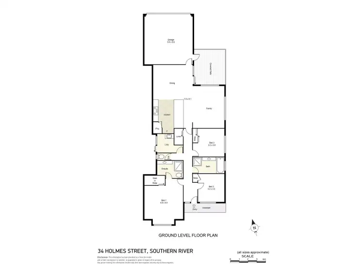 Floorplan of Homely house listing, 34 Holmes Street, Southern River WA 6110