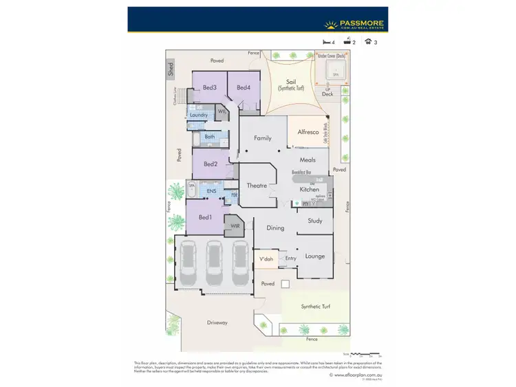 Floorplan of Homely house listing, 19 BENCUBBIN CRESENT, Dianella WA 6059