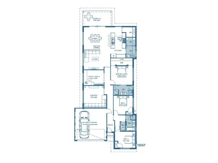 Floorplan of Homely house listing, 10 Crimson Boulevard, Forrestfield WA 6058