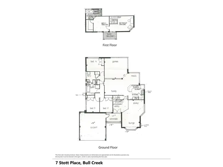 Floorplan of Homely house listing, 7 Stott Place, Bull Creek WA 6149