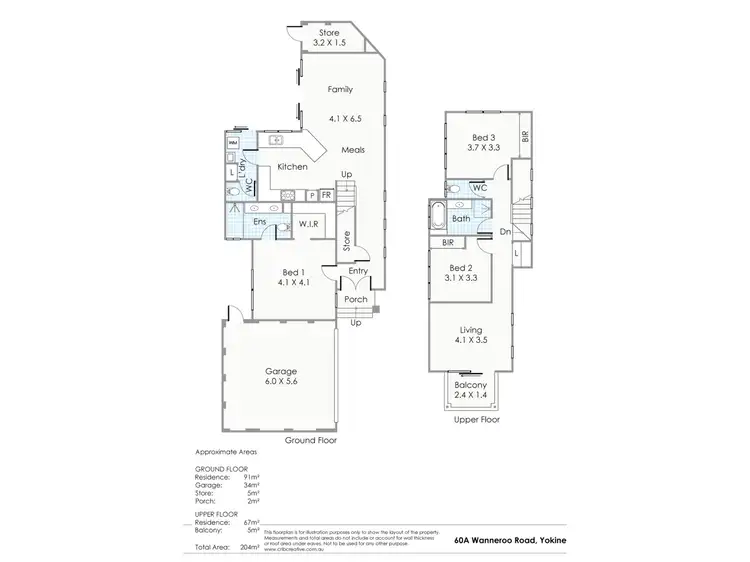 Floorplan of Homely house listing, 60A(C) Wanneroo Road, Yokine WA 6060