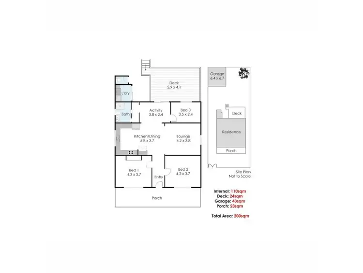 Floorplan of Homely house listing, 4 Chester Street, South Fremantle WA 6162