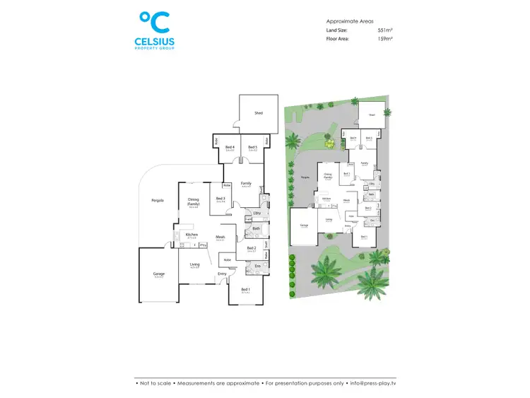 Floorplan of Homely house listing, 14 Ronsard Place, Yangebup WA 6164