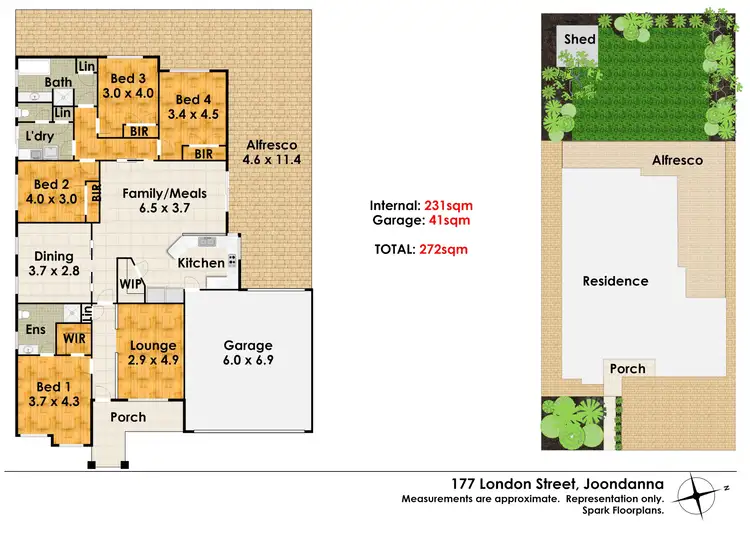 Floorplan of Homely house listing, 177 London Street, Joondanna WA 6060