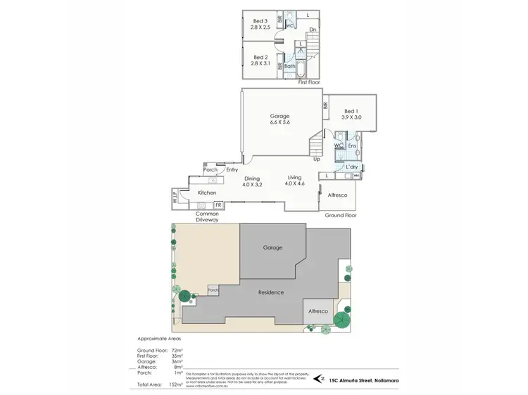 Floorplan of Homely house listing, 15C Almurta Street, Nollamara WA 6061