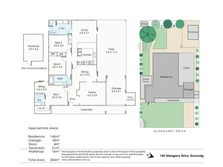 Floorplan of Homely house listing, 145 Glengarry Drive, Duncraig WA 6023