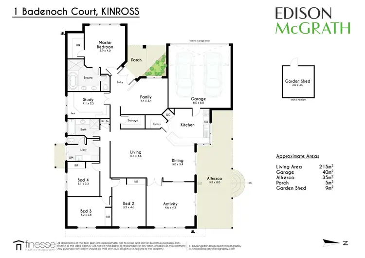 Floorplan of Homely house listing, 1 Badenoch Court, Kinross WA 6028