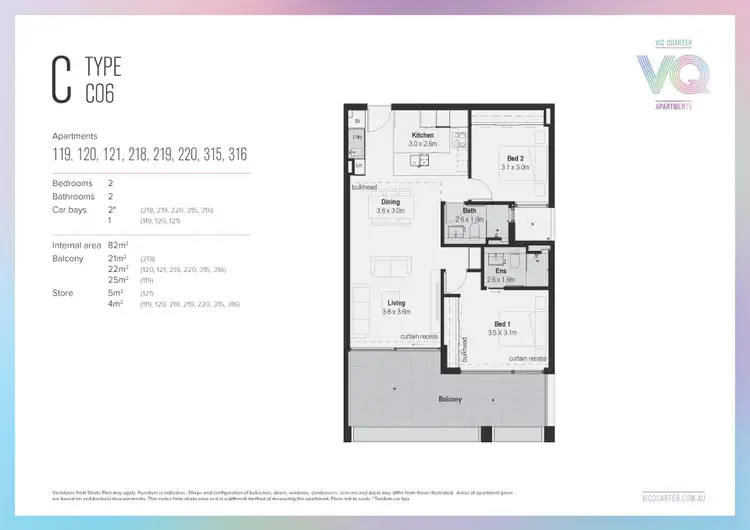 Floorplan of Homely apartment listing, 120/660 Albany Highway, Victoria Park WA 6100
