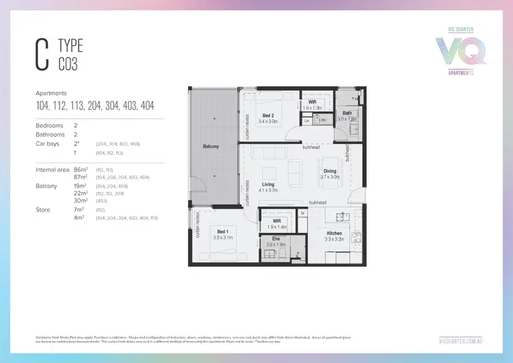 Floorplan of Homely apartment listing, 113/660 Albany Highway, Victoria Park WA 6100
