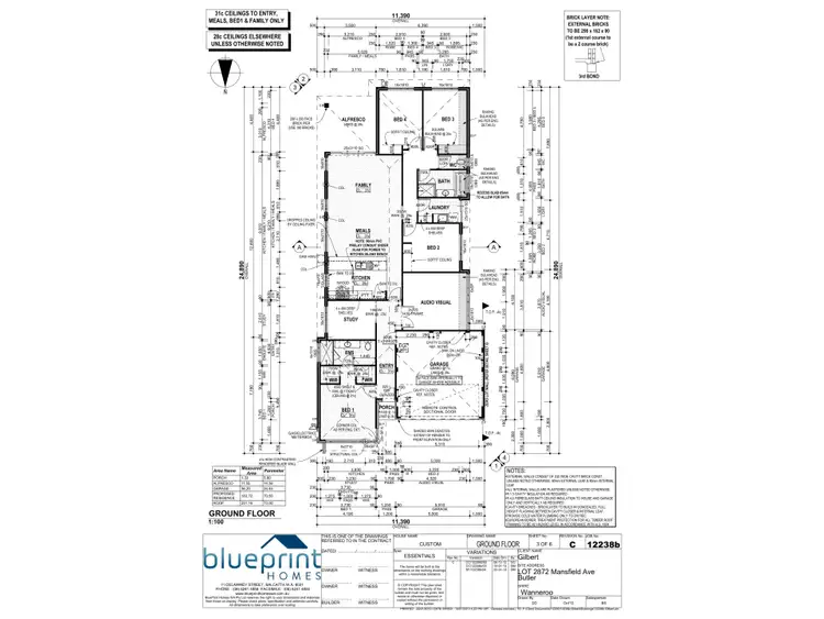 Floorplan of Homely house listing, 26 Mansfield Avenue, Butler WA 6036