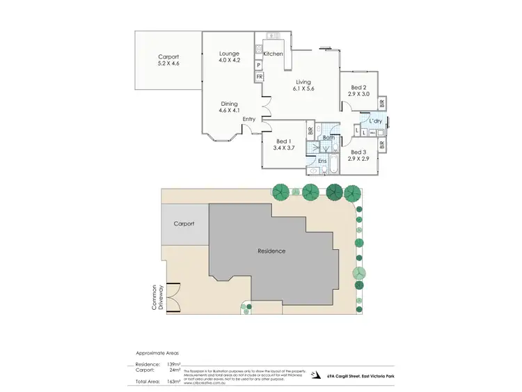 Floorplan of Homely house listing, 69A Cargill Street, Victoria Park WA 6100
