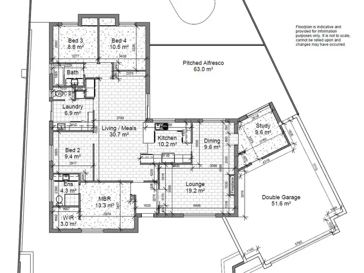 Floorplan of Homely house listing, 10 Amethyst Way, Carine WA 6020
