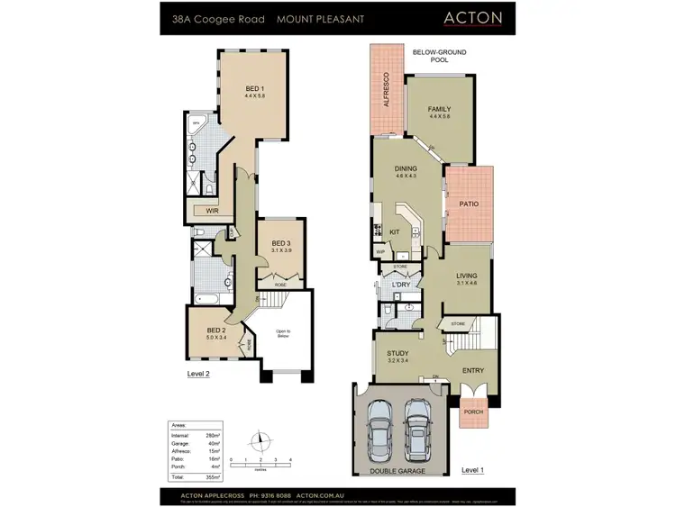 Floorplan of Homely house listing, 38a Coogee Road, Ardross WA 6153