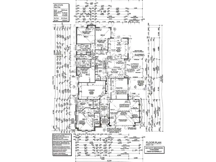Floorplan of Homely house listing, 15 Cathedral Link, Aubin Grove WA 6164