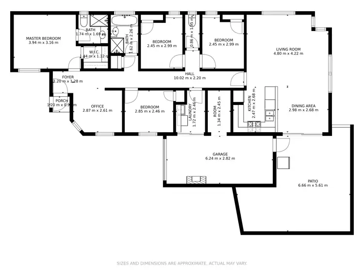 Floorplan of Homely house listing, 216a Ravenswood Drive, Nollamara WA 6061
