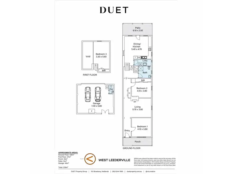 Floorplan of Homely house listing, 18 Blencowe Street, West Leederville WA 6007
