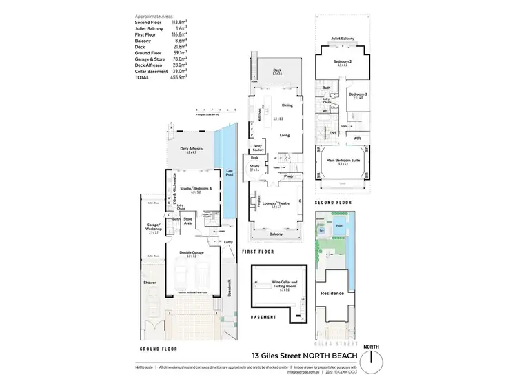 Floorplan of Homely house listing, 13 Giles Street, North Beach WA 6020