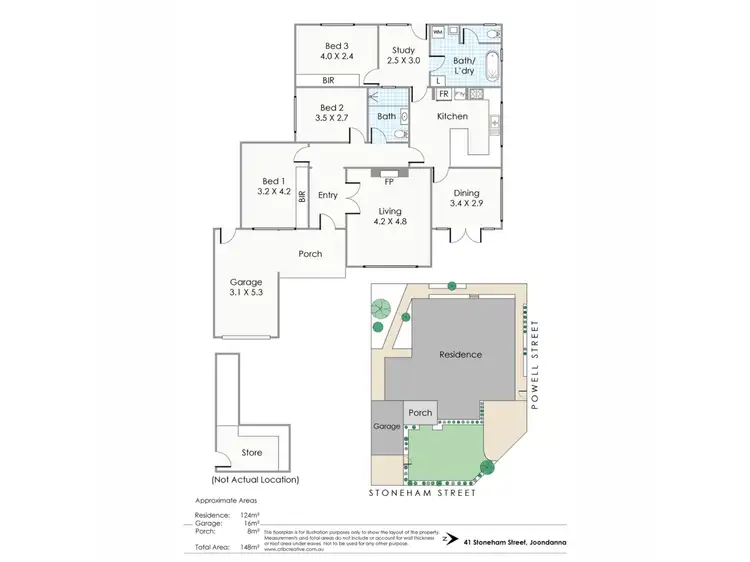 Floorplan of Homely house listing, 41 Stoneham Street, Joondanna WA 6060