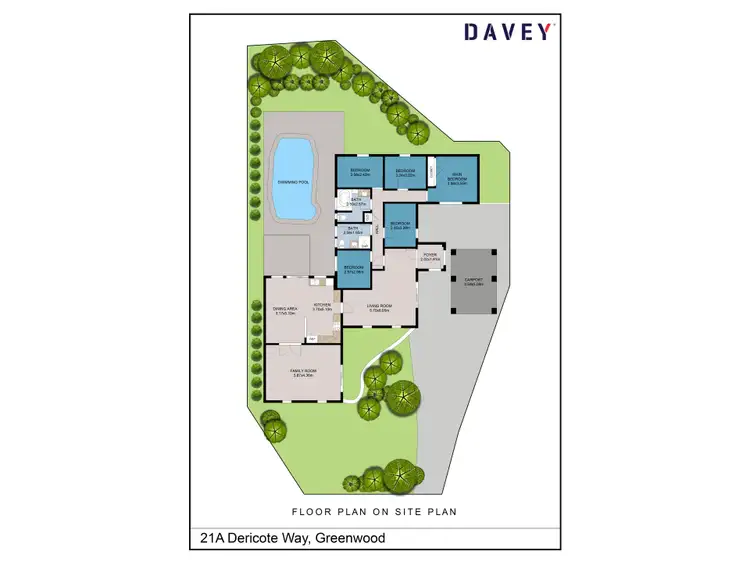 Floorplan of Homely house listing, 21A Dericote Way, Greenwood WA 6024